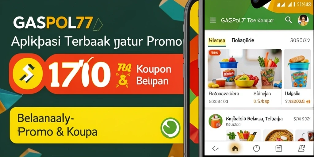 Antarmuka GASPOL77 menampilkan berbagai kupon dan promo menarik.
