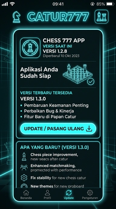 Riwayat Versi Catur777 untuk Pengguna Android